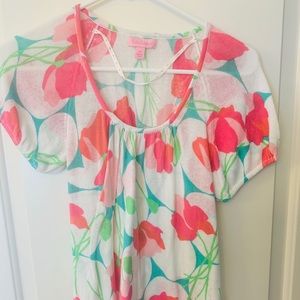 Lilly Pulitzer light weight S/L sweater